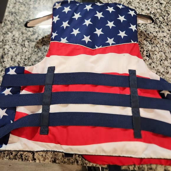 American Flag Life Jacket - Picture 3 of 3